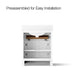 KOHLER K-29260-BD1 Charlemont 30" bathroom vanity cabinet with sink and quartz top, white - view 5