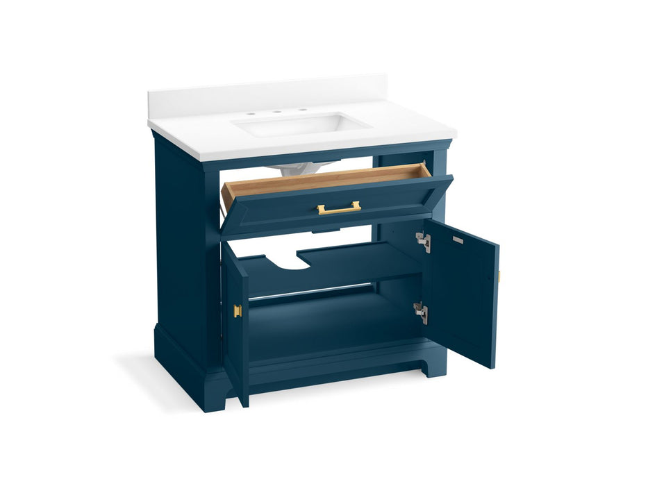 Kohler Charlemont 36" bathroom vanity cabinet with sink and quartz top