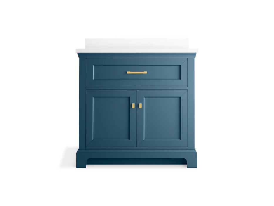 Kohler Charlemont 36" bathroom vanity cabinet with sink and quartz top