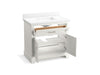 Kohler Charlemont 36" bathroom vanity cabinet with sink and quartz top