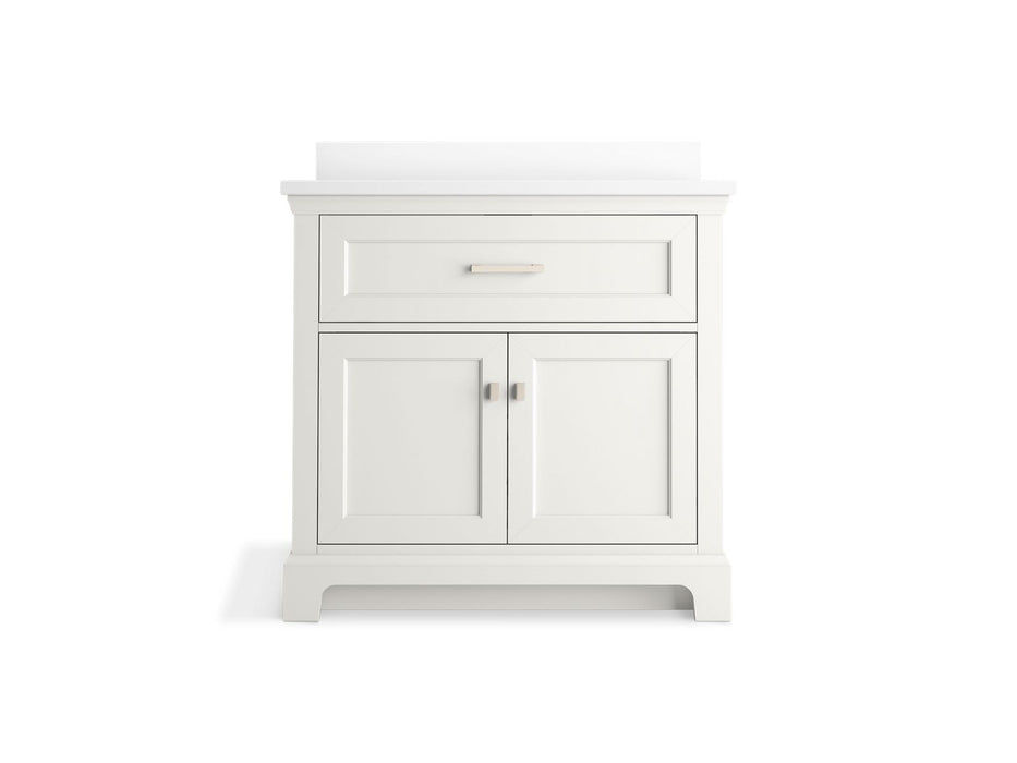 Kohler Charlemont 36" bathroom vanity cabinet with sink and quartz top