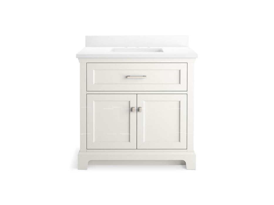 Kohler Charlemont 36" bathroom vanity cabinet with sink and quartz top