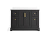 Kohler Charlemont 48" bathroom vanity cabinet with sink and quartz top