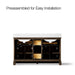 Kohler Charlemont 60" bathroom vanity cabinet with sinks and quartz top