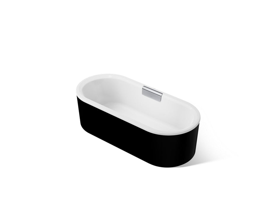 KOHLER K-29325-7 Volute 63" x 28-3/8" freestanding bath with shroud