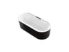 KOHLER K-29325-7 Volute 63" x 28-3/8" freestanding bath with shroud
