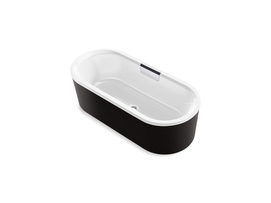 KOHLER K-29325-7 Volute 63" x 28-3/8" freestanding bath with shroud