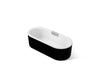 KOHLER K-29325-7 Volute 63" x 28-3/8" freestanding bath with shroud