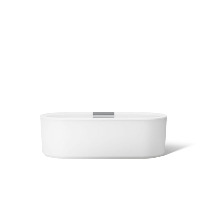 KOHLER K-29325-0 Volute 63" x 28-3/8" freestanding bath with shroud