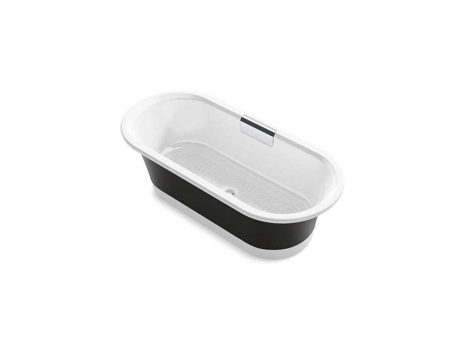 KOHLER K-29326-P5B0 Volute 63" x 28-3/8" freestanding bath with base