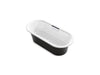KOHLER K-29326-P5 Volute 63" x 28-3/8" freestanding bath with base