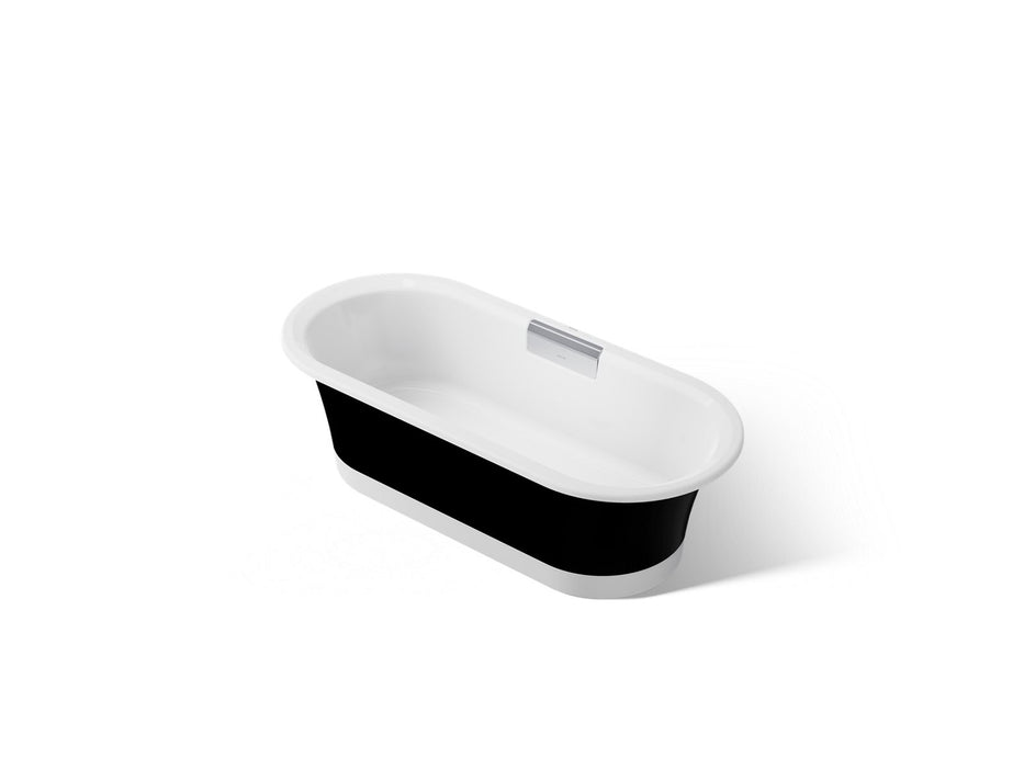 KOHLER K-29326-P5B0 Volute 63" x 28-3/8" freestanding bath with base