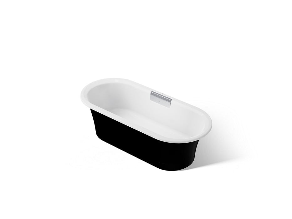 KOHLER K-29326-P5 Volute 63" x 28-3/8" freestanding bath with base