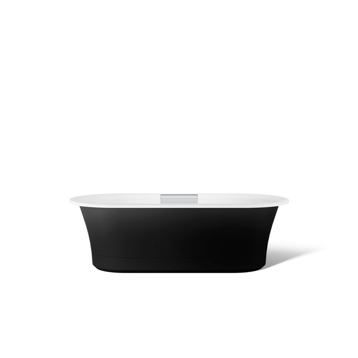 KOHLER K-29326-P5 Volute 63" x 28-3/8" freestanding bath with base