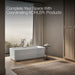 Kohler Volute 63" x 28-3/8" freestanding bath with shroud