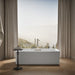 KOHLER K-29327-0 Volute 63" x 28-3/8" freestanding bath with shroud