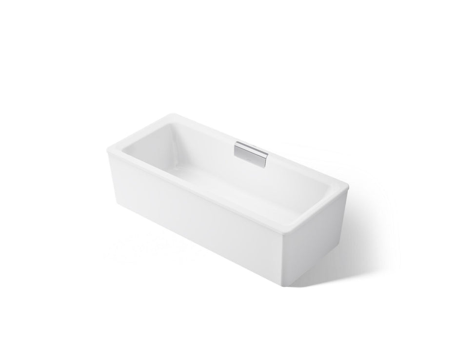 KOHLER K-29327-0 Volute 63" x 28-3/8" freestanding bath with shroud