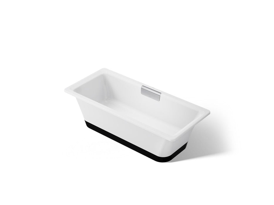 KOHLER K-29328-0B7 Volute 63" x 28-3/8" freestanding bath with base
