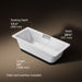 KOHLER K-29328-0B7 Volute 63" x 28-3/8" freestanding bath with base