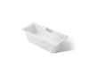 KOHLER K-29328-0 Volute 63" x 28-3/8" freestanding bath with base