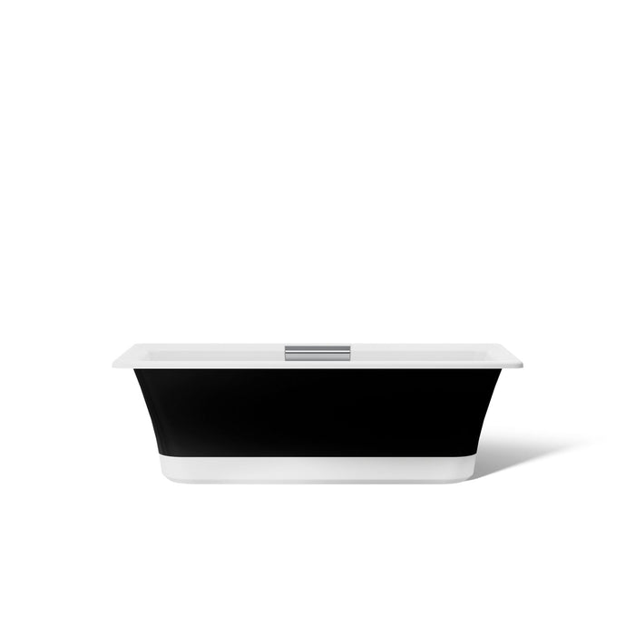 KOHLER K-29328-P5B0 Volute 63" x 28-3/8" freestanding bath with base