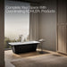 Kohler Volute 63" x 28-3/8" freestanding bath with base