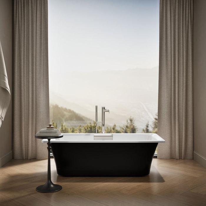 Kohler Volute 63" x 28-3/8" freestanding bath with base