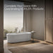 Kohler Volute 70-7/8" x 30-3/8" freestanding bath with shroud