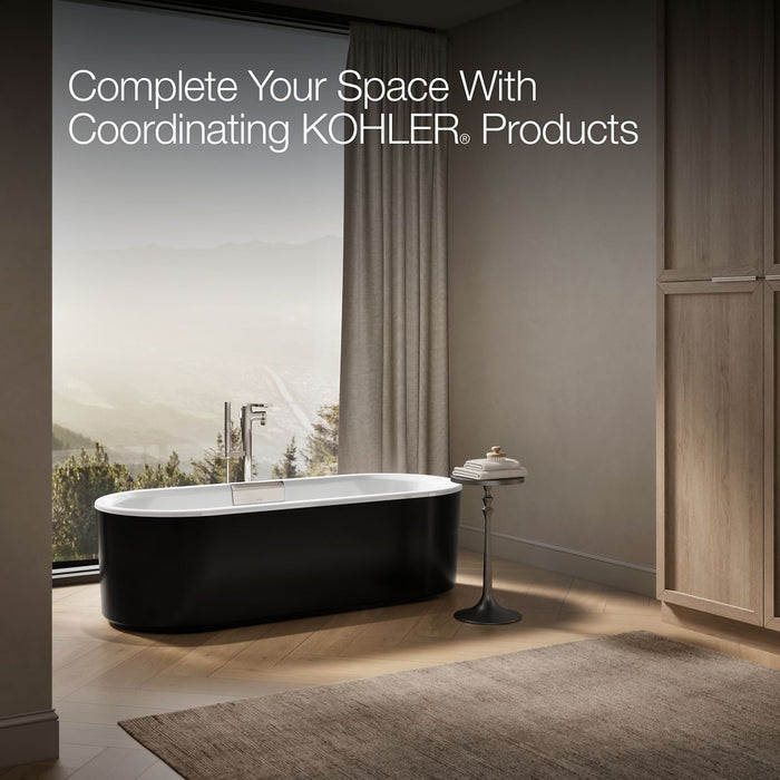 KOHLER K-29329-7 Volute 70-7/8" x 30-3/8" freestanding bath with shroud