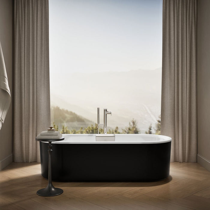 KOHLER K-29329-7 Volute 70-7/8" x 30-3/8" freestanding bath with shroud