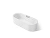 KOHLER K-29329-0 Volute 70-7/8" x 30-3/8" freestanding bath with shroud