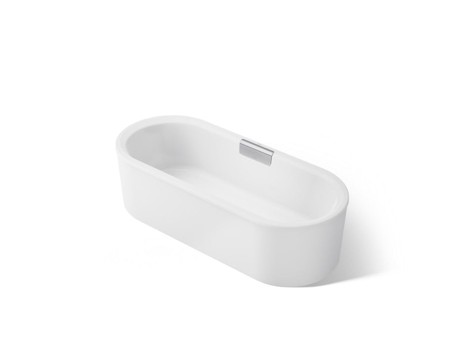 KOHLER K-29329-0 Volute 70-7/8" x 30-3/8" freestanding bath with shroud