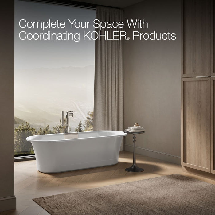 KOHLER K-29330-0 Volute 70-7/8" x 30-3/8" freestanding bath with base
