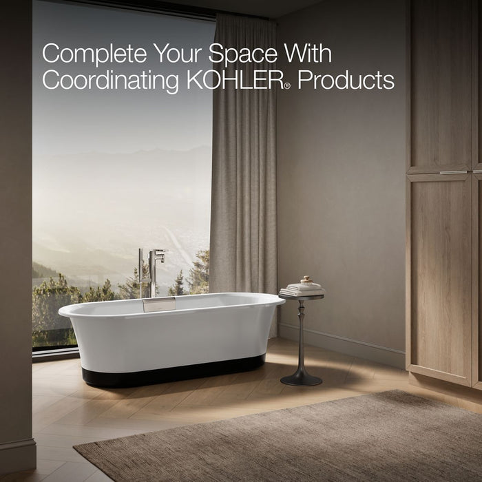 Kohler Volute 70-7/8" x 30-3/8" freestanding bath with base