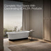 Kohler Volute 70-7/8" x 30-3/8" freestanding bath with base