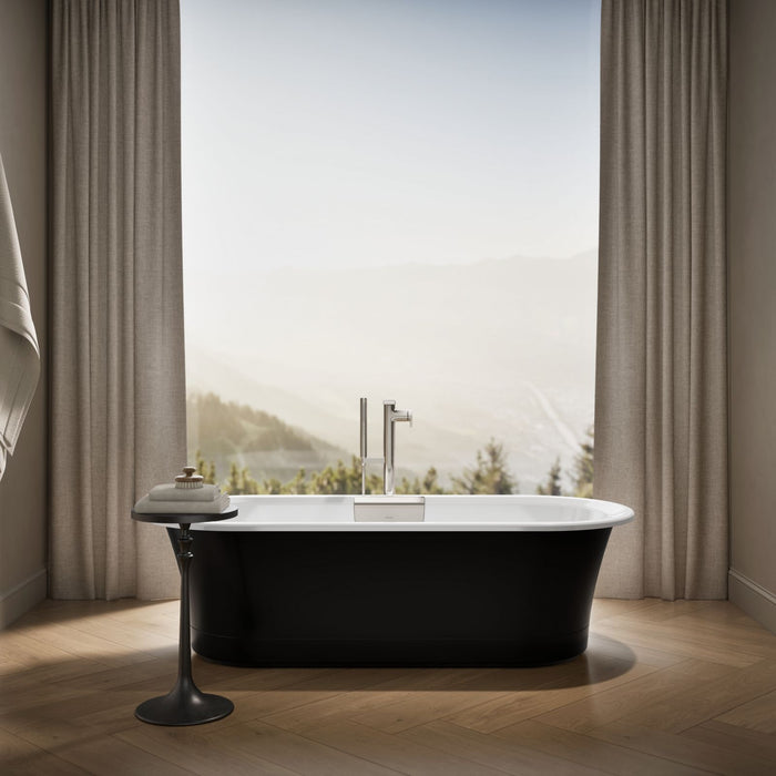 KOHLER K-29330-P5 Volute 70-7/8" x 30-3/8" freestanding bath with base