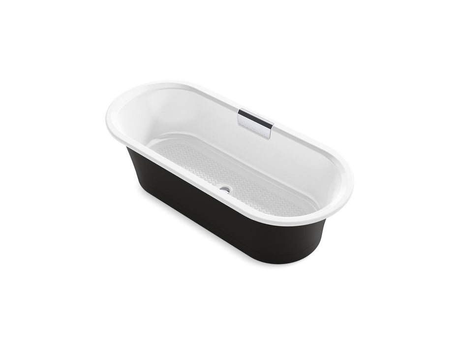 KOHLER K-29330-P5 Volute 70-7/8" x 30-3/8" freestanding bath with base