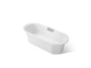 KOHLER K-29330-0 Volute 70-7/8" x 30-3/8" freestanding bath with base