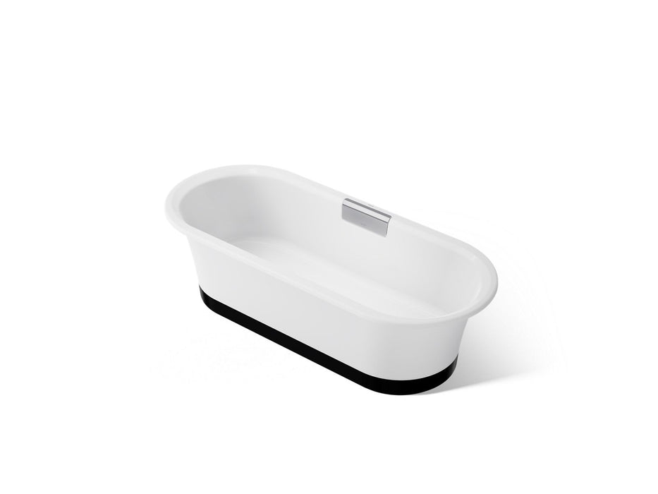 KOHLER K-29330-0B7 Volute 70-7/8" x 30-3/8" freestanding bath with base