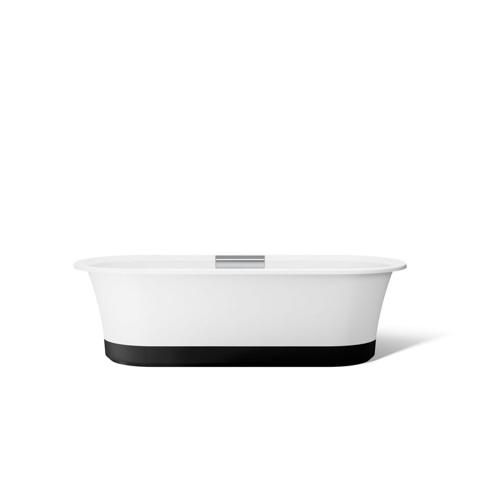 KOHLER K-29330-0B7 Volute 70-7/8" x 30-3/8" freestanding bath with base