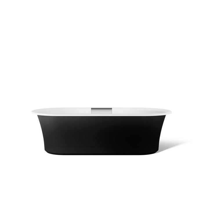 KOHLER K-29330-P5 Volute 70-7/8" x 30-3/8" freestanding bath with base