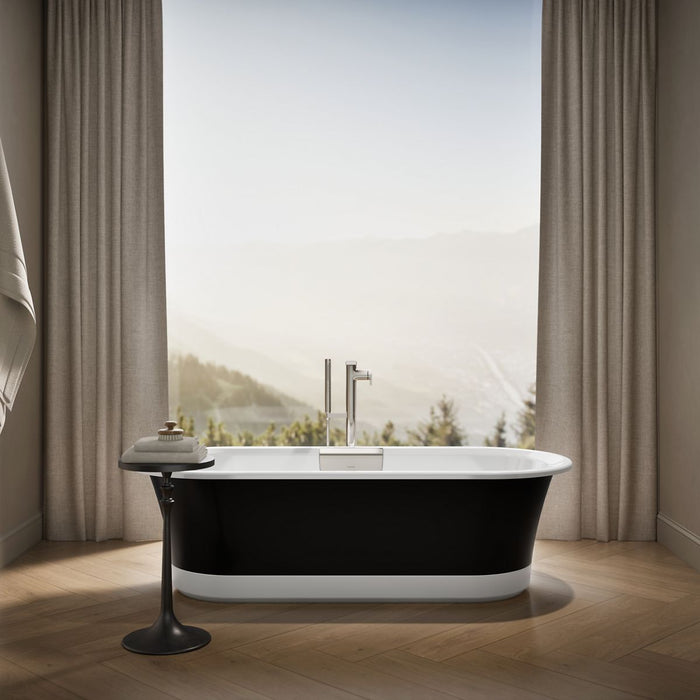 KOHLER K-29330-P5B0 Volute 70-7/8" x 30-3/8" freestanding bath with base