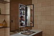 KOHLER K-2938-PG Catalan 15" W x 36-1/8" H aluminum single-door medicine cabinet with 170 degree hinge