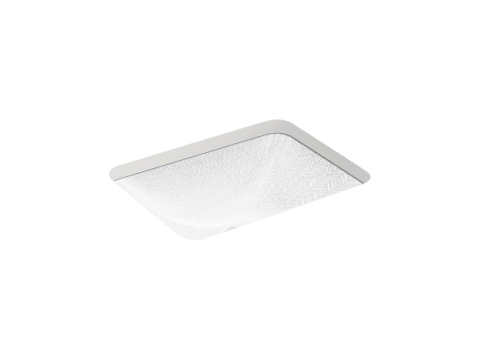 Kohler Caxton 20" rectangular undermount vessel bathroom sink