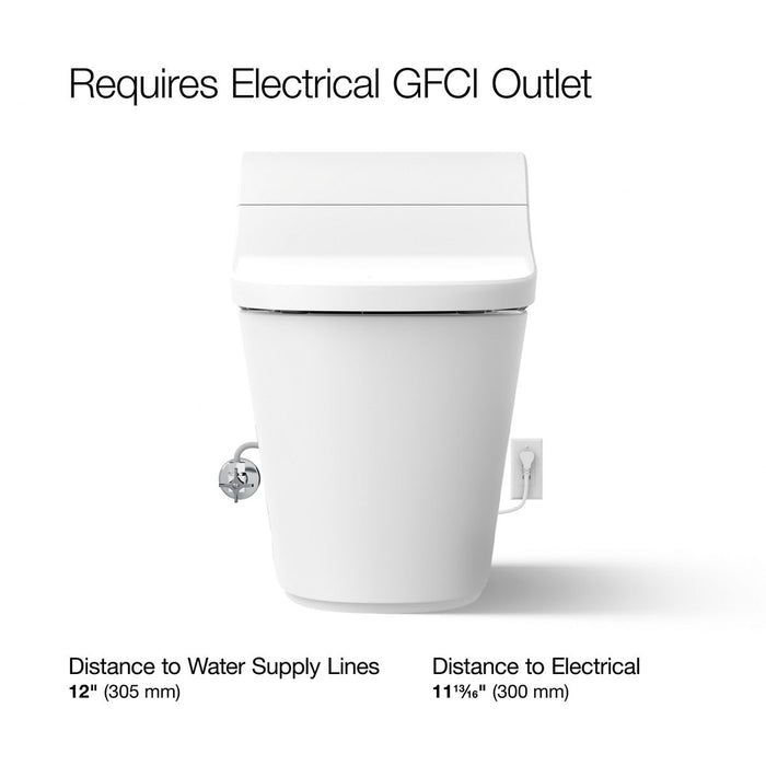 Kohler Innate One-piece elongated smart toilet, dual-flush