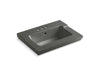 Kohler Tresham vanity-top bathroom sink with 4" centerset faucet holes