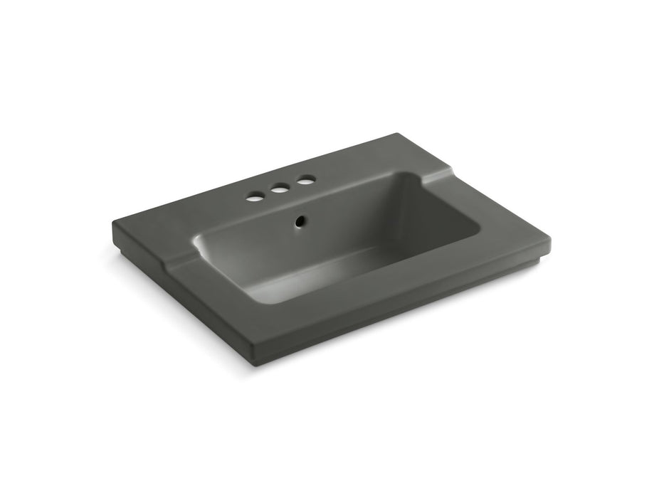 Kohler Tresham vanity-top bathroom sink with 4" centerset faucet holes