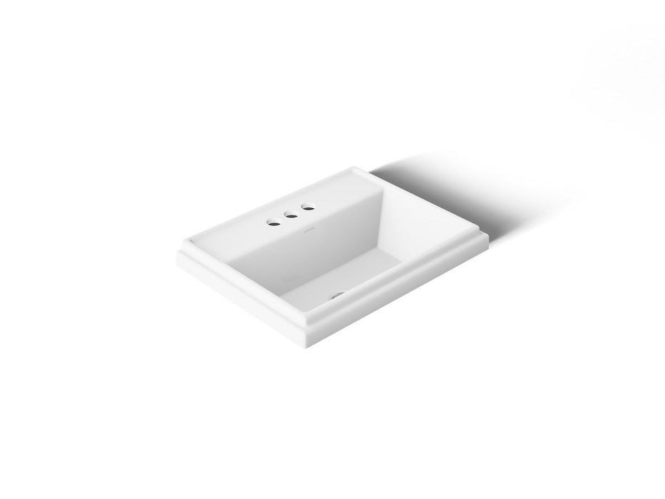 Kohler Tresham 21-3/4" rectangular drop-in bathroom sink