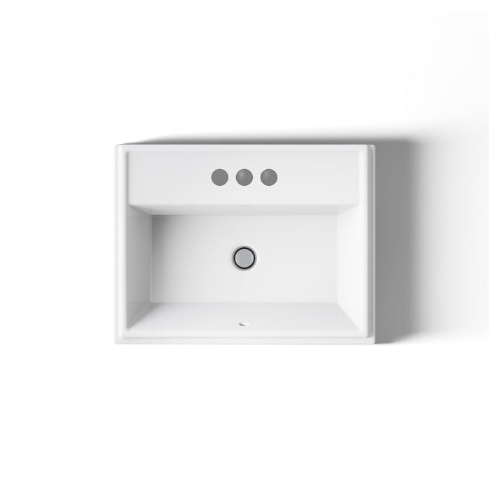 Kohler Tresham 21-3/4" rectangular drop-in bathroom sink