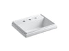 KOHLER K-2991-8 Tresham 21-3/4" rectangular drop-in bathroom sink